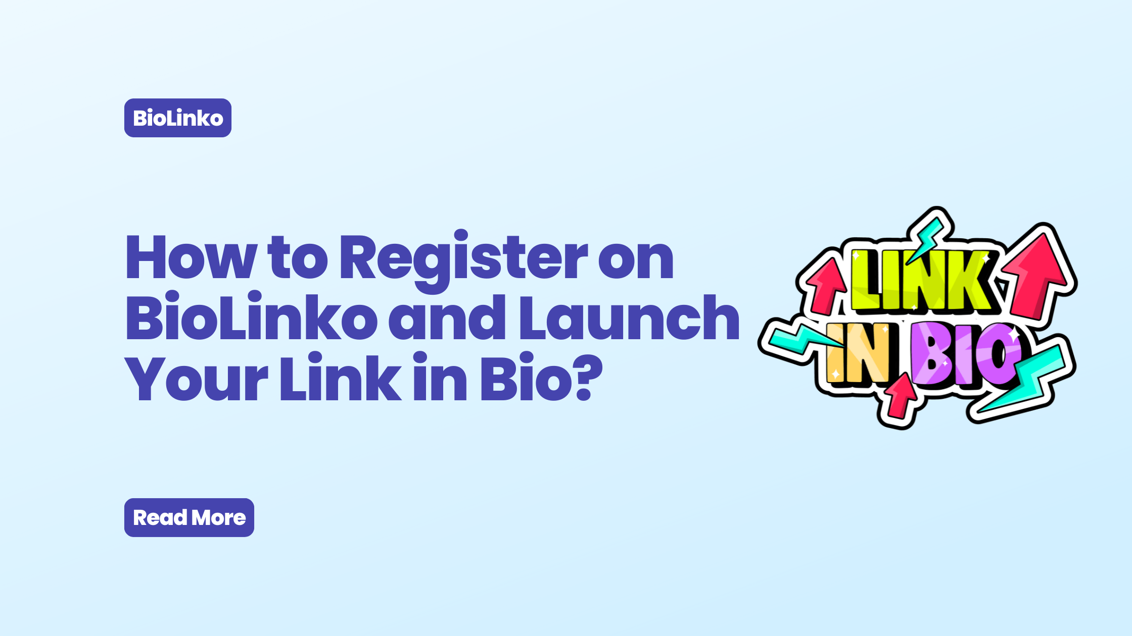 Create a high‑converting link in bio.
